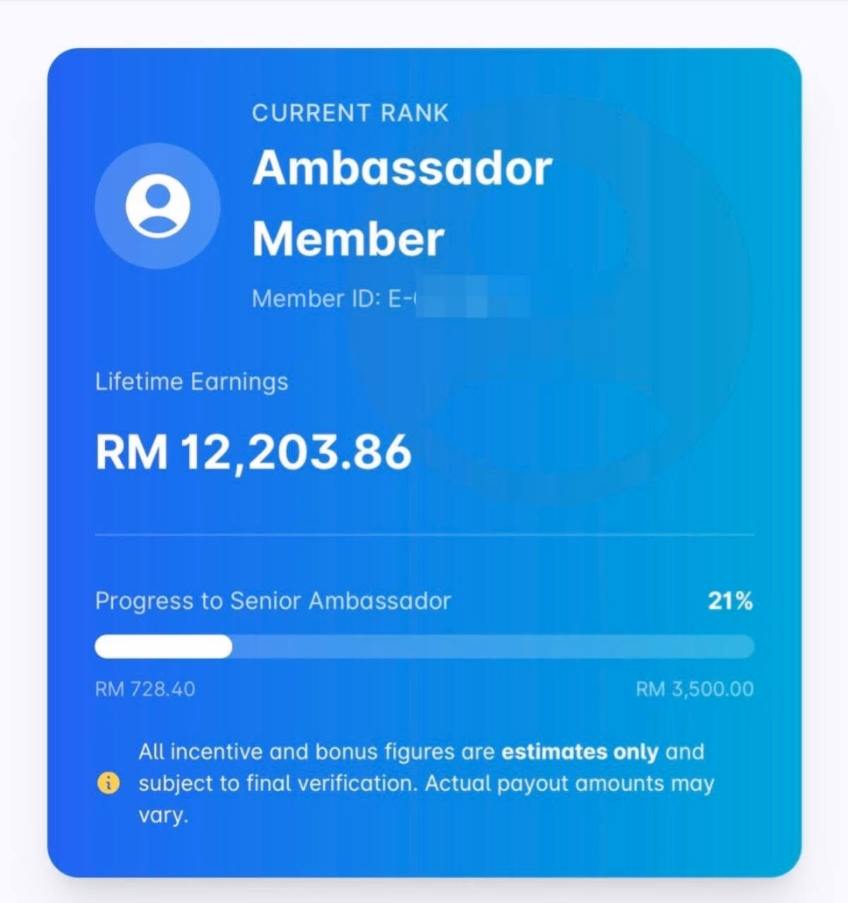 Testimoni income Eastel 1